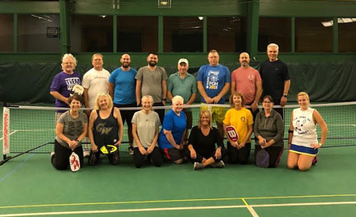 Pickleball is a paddle sport that combines elements of badminton, tennis, and table tennis. Get ready to have the most fun you've had in years!